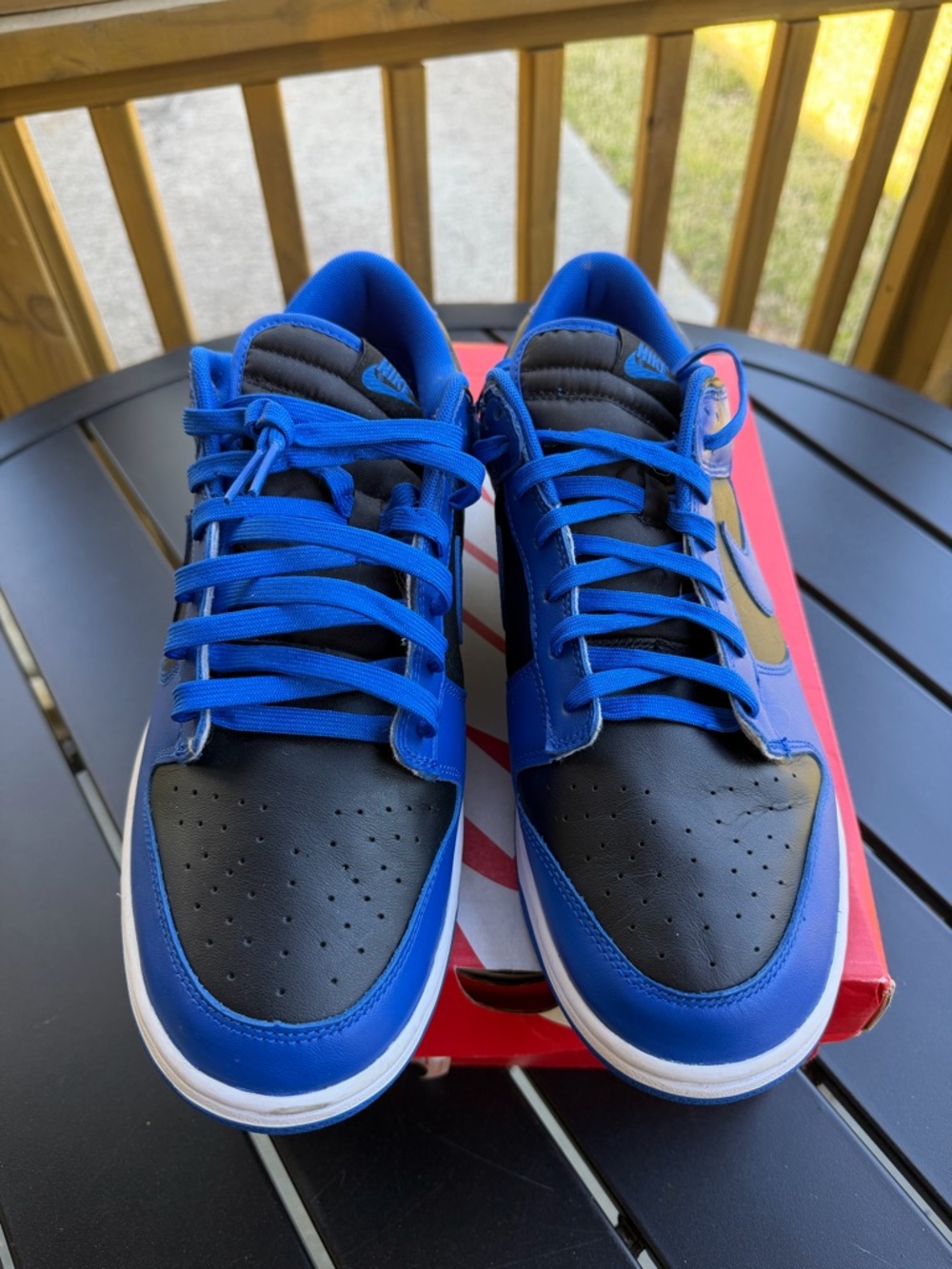 Nike Dunk Low Retro men’s sneakers in the "Hyper Cobalt" colorway